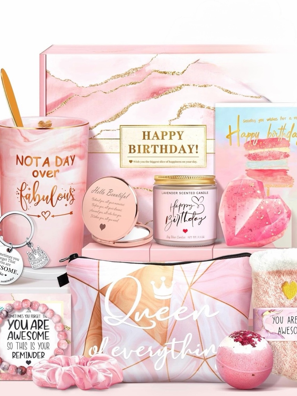Birthday Gift Set by  - Pink Celebration Box